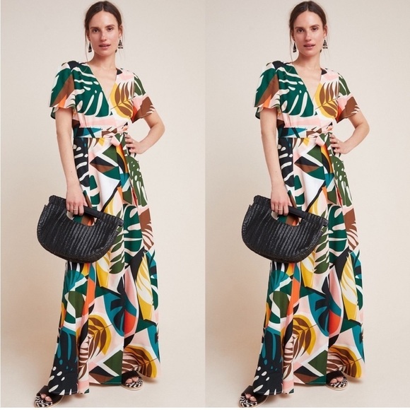 Anthropologie X Hutch Tropical Maxi Dress - Picture 2 of 11